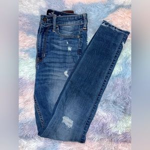 Hollister Medium Wash Super Skinny Jeans